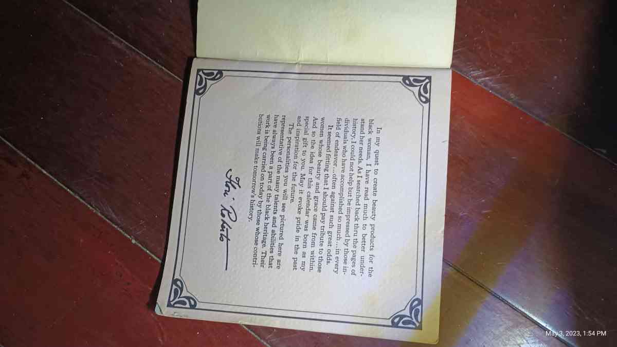 vintage 1970 great women from black history calendar booklet - Philadelphia, Pennsylvania - FleaMarketBay