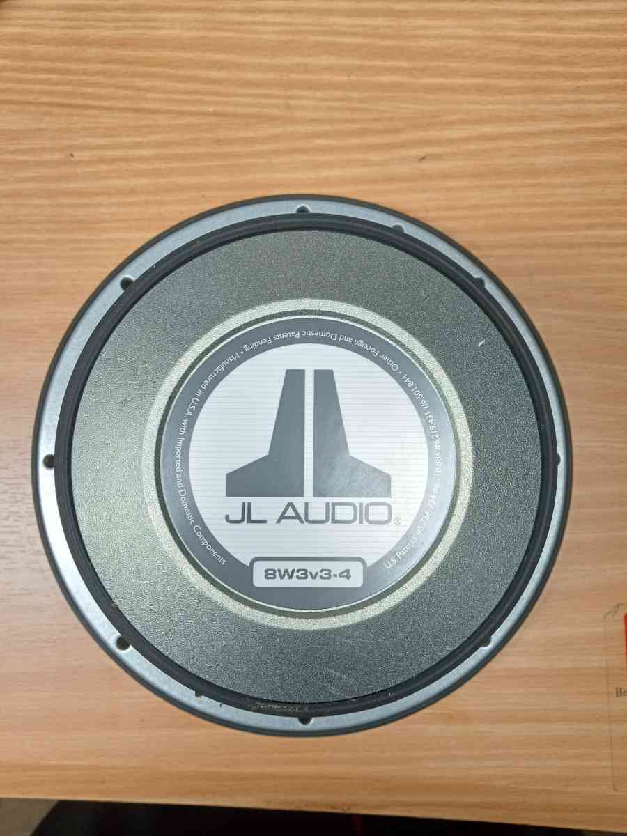 8 JL audio subwoofer 8W3v3 4 - Konawa, Oklahoma - FleaMarketBay
