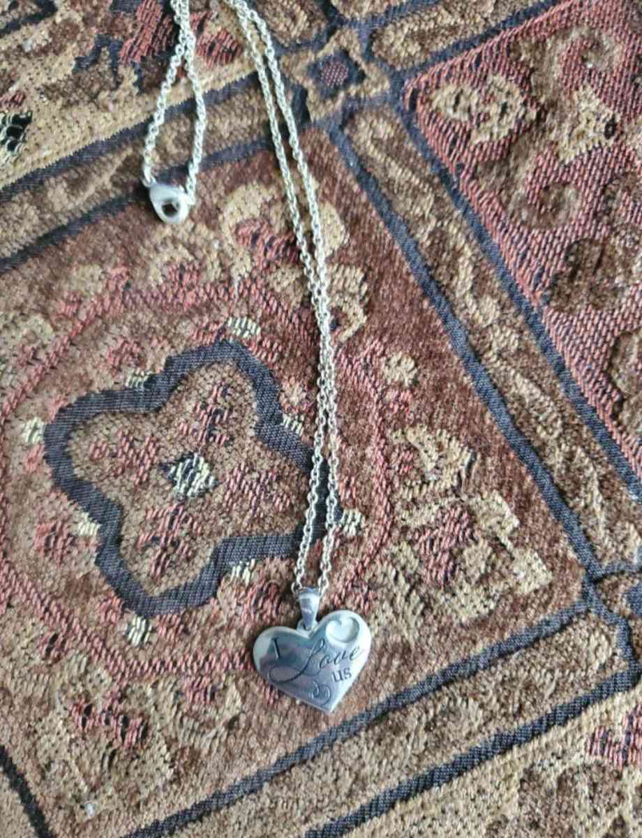 I Love Us Heart Shaped Necklace - Cross Hill, South Carolina - FleaMarketBay