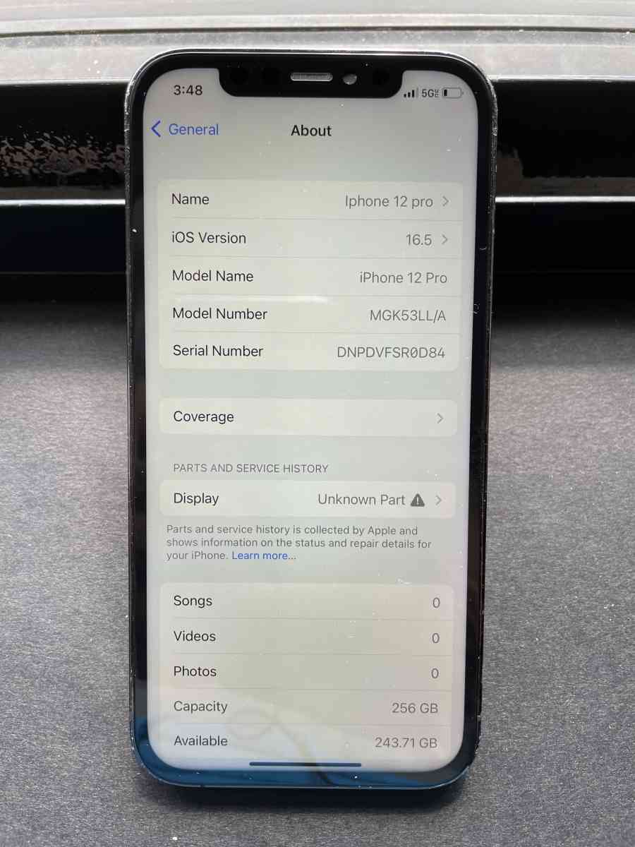 iPhone12 Pro 256GB Unlocked - Richmond Hill, New York - FleaMarketBay