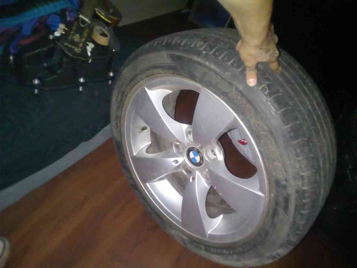 BMW tire and rim - Ceres, California