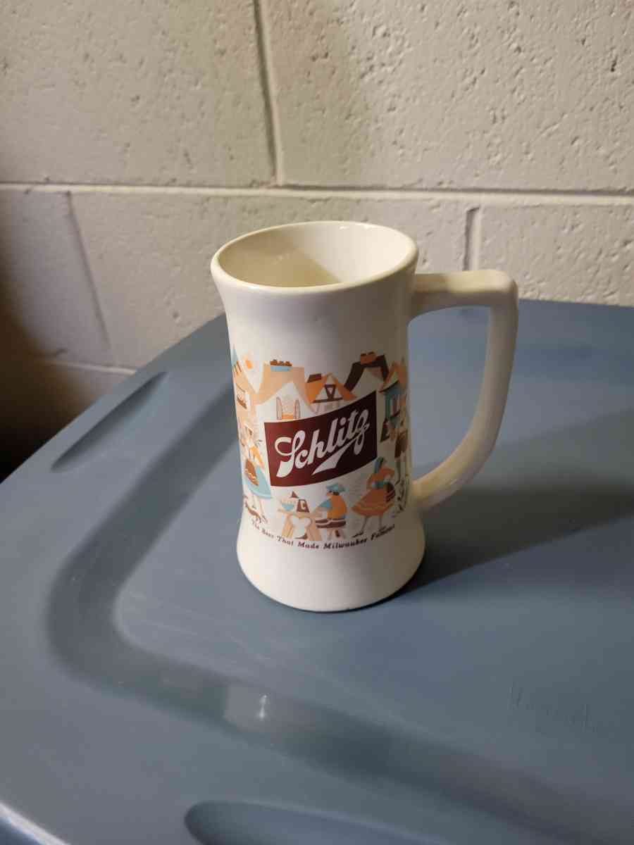 schlitz ceramic mug - Mequon, Wisconsin - FleaMarketBay