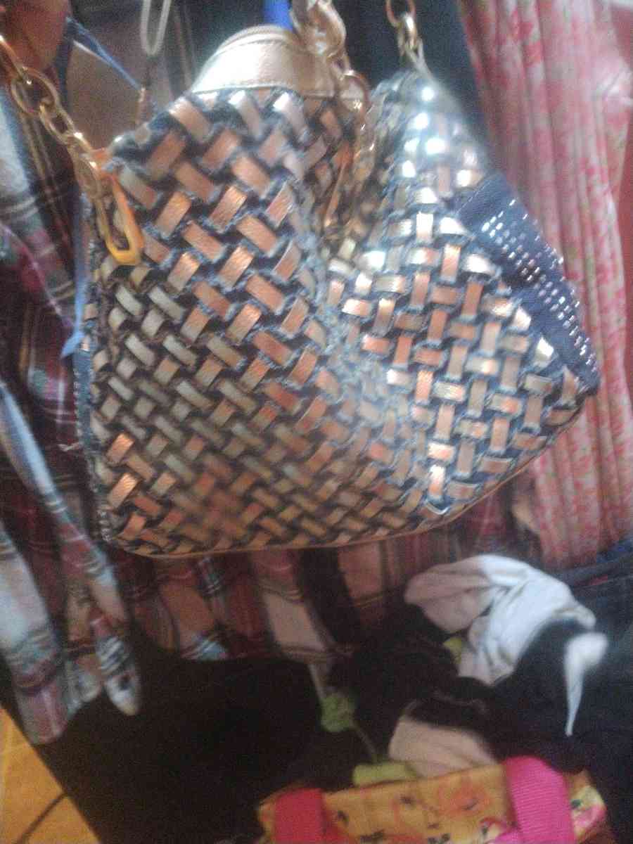 blue jean bejeweled womans hat and purse - Webb City, Missouri - FleaMarketBay