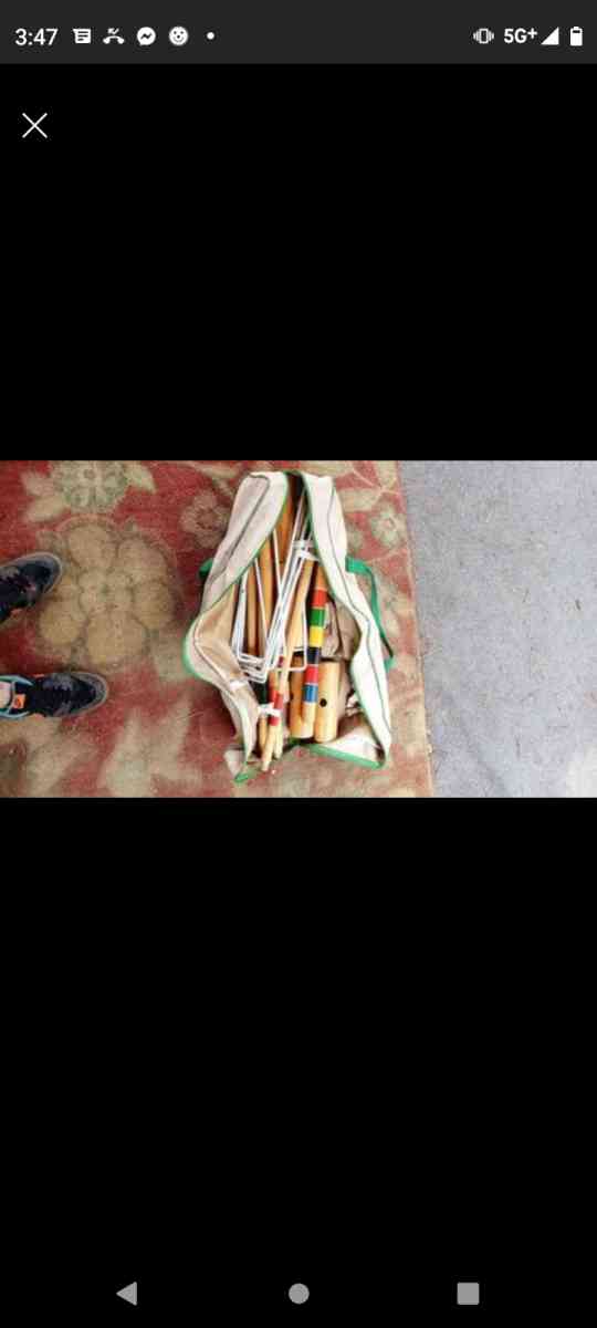 Deluxe Croquet Set - Manteno, Illinois - FleaMarketBay