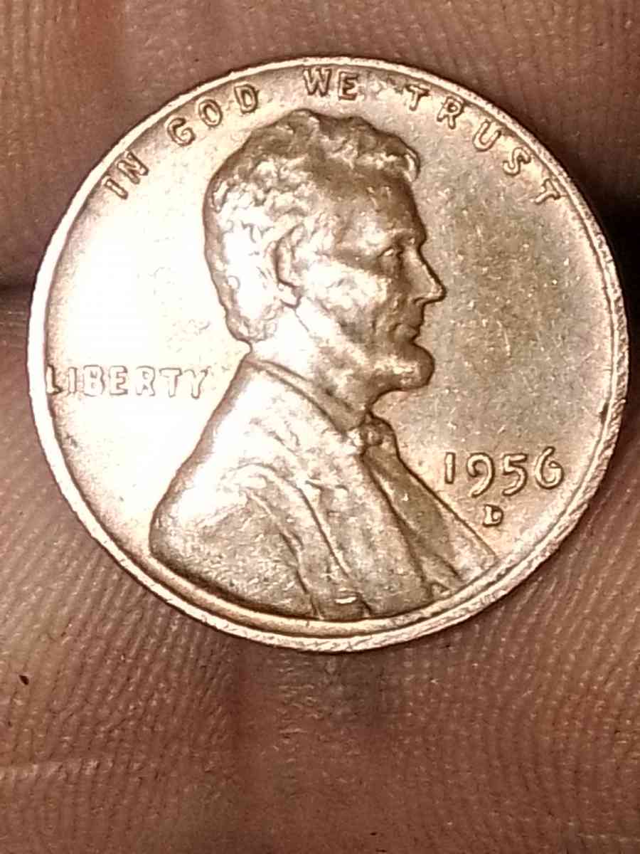 1956 d wheat penny doubling obverse as in back as well