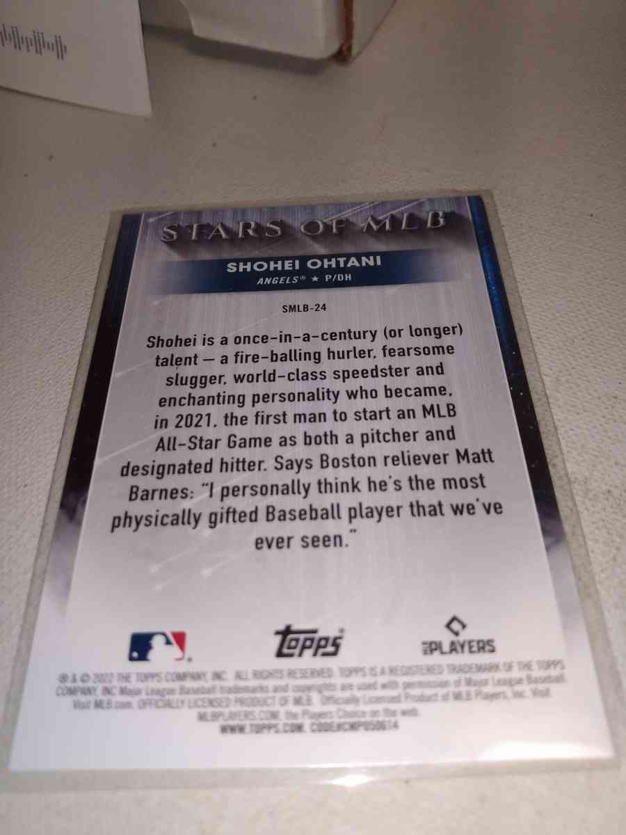 2022 Topps stars of the MLB shohei otani - Alicia, Arkansas - FleaMarketBay