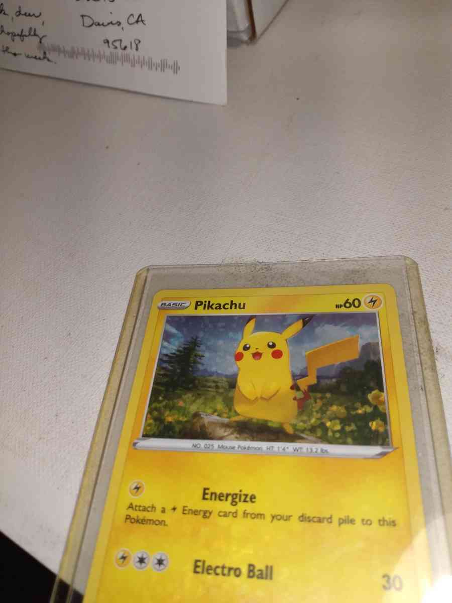 2022 Picachu card  number hp60 - Alicia, Arkansas - FleaMarketBay