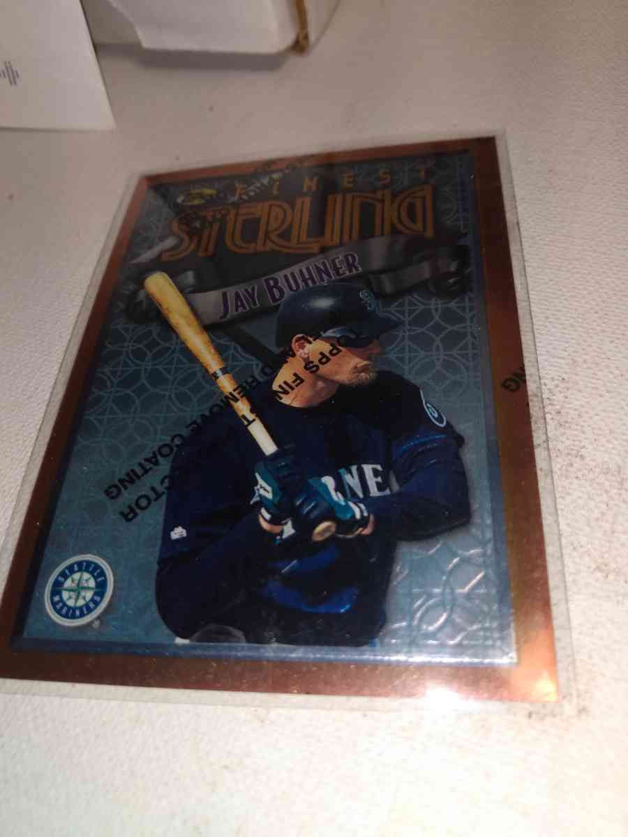 1996 Topps finest Sterling Jay buhner - Alicia, Arkansas