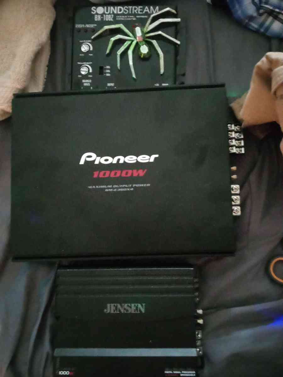 amps one pioneer one Jenson 1000 watts a peace new never use - Alicia, Arkansas
