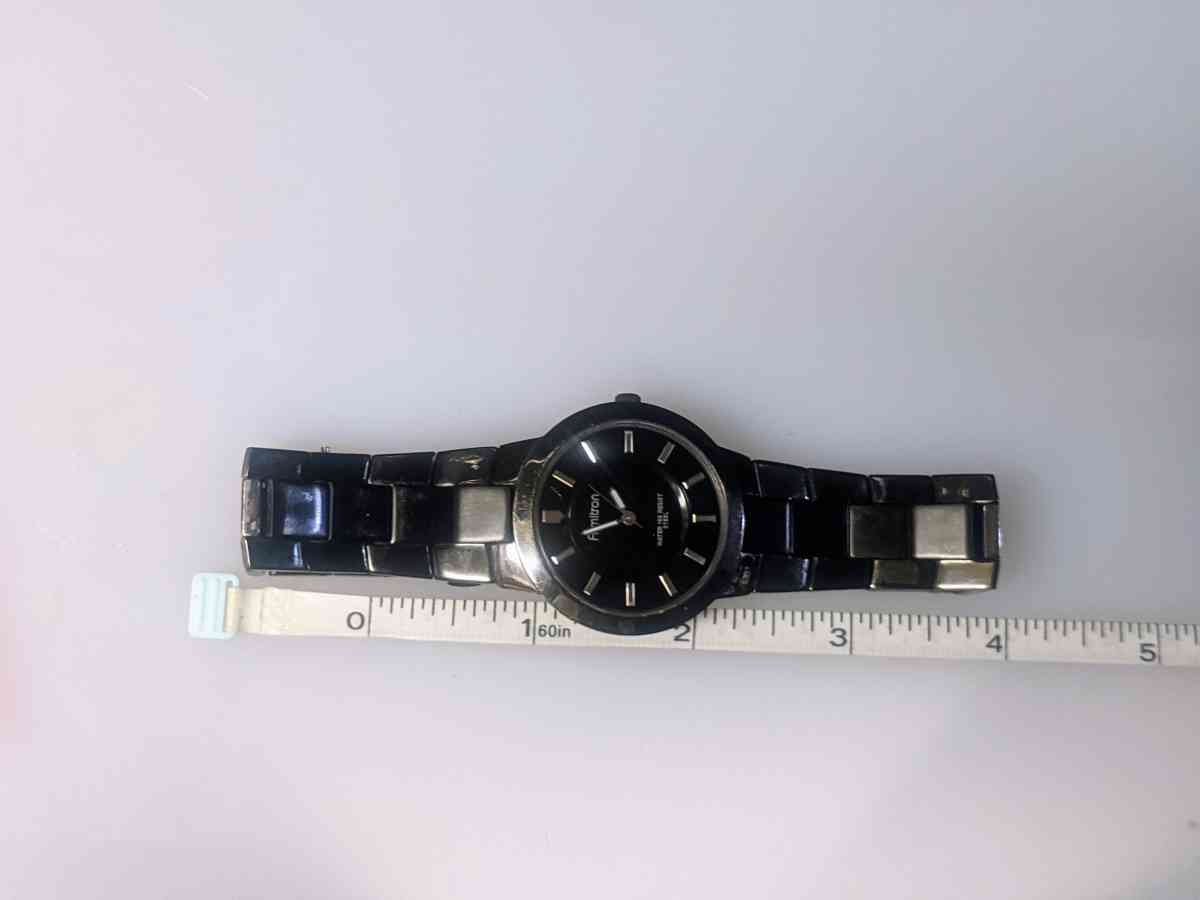 Armitron Mens Wrist Watch Black Stainless Stee201863DG Y121E - San Diego, California - FleaMarketBay