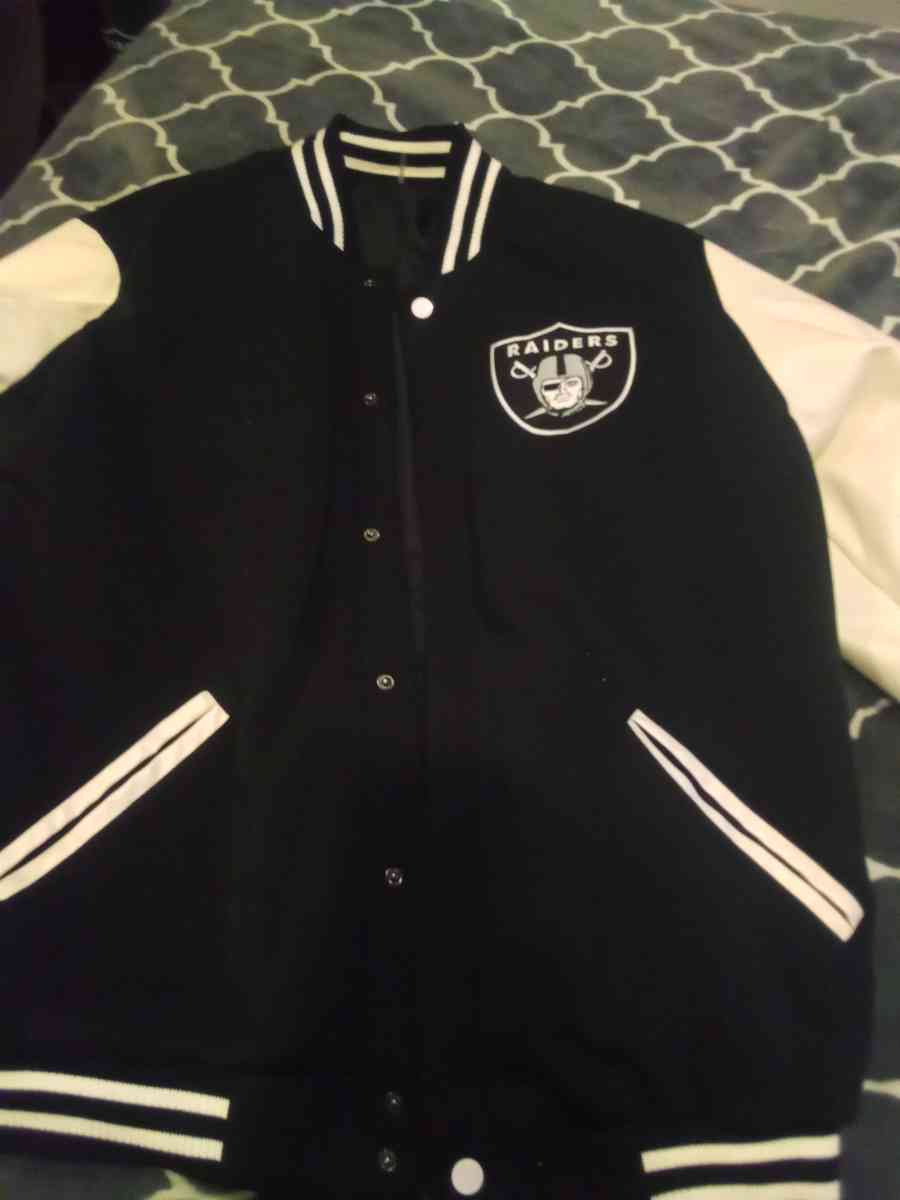 mens Oakland raider jacket - Modesto, California - FleaMarketBay