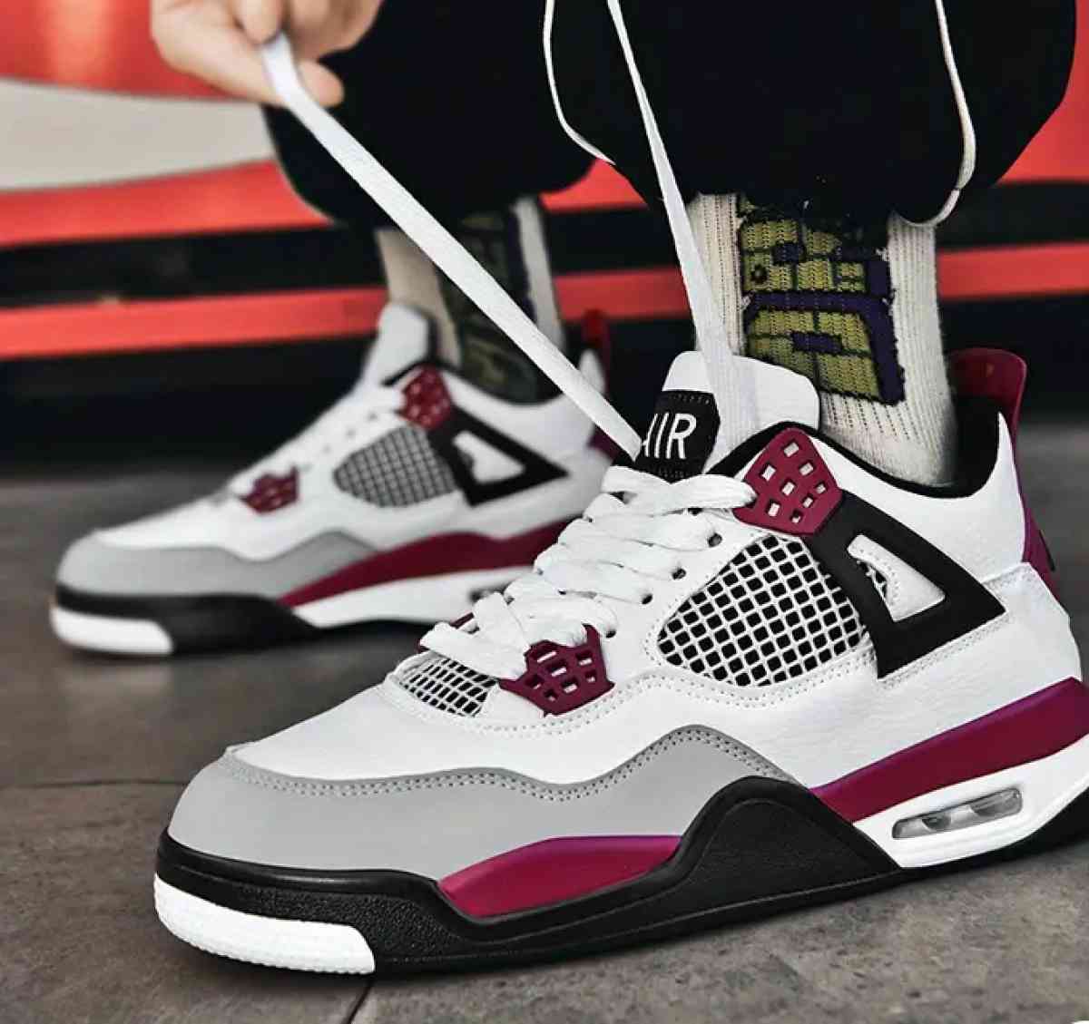 Unisex Retro MJS 4 Air Iconic Classic Seneakers - Omaha, Nebraska - FleaMarketBay