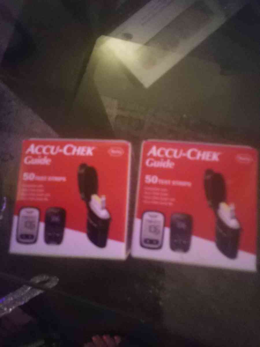 2 Brand New Boxes of AccuChek Guide 50ct Test Strips - Denver, Colorado