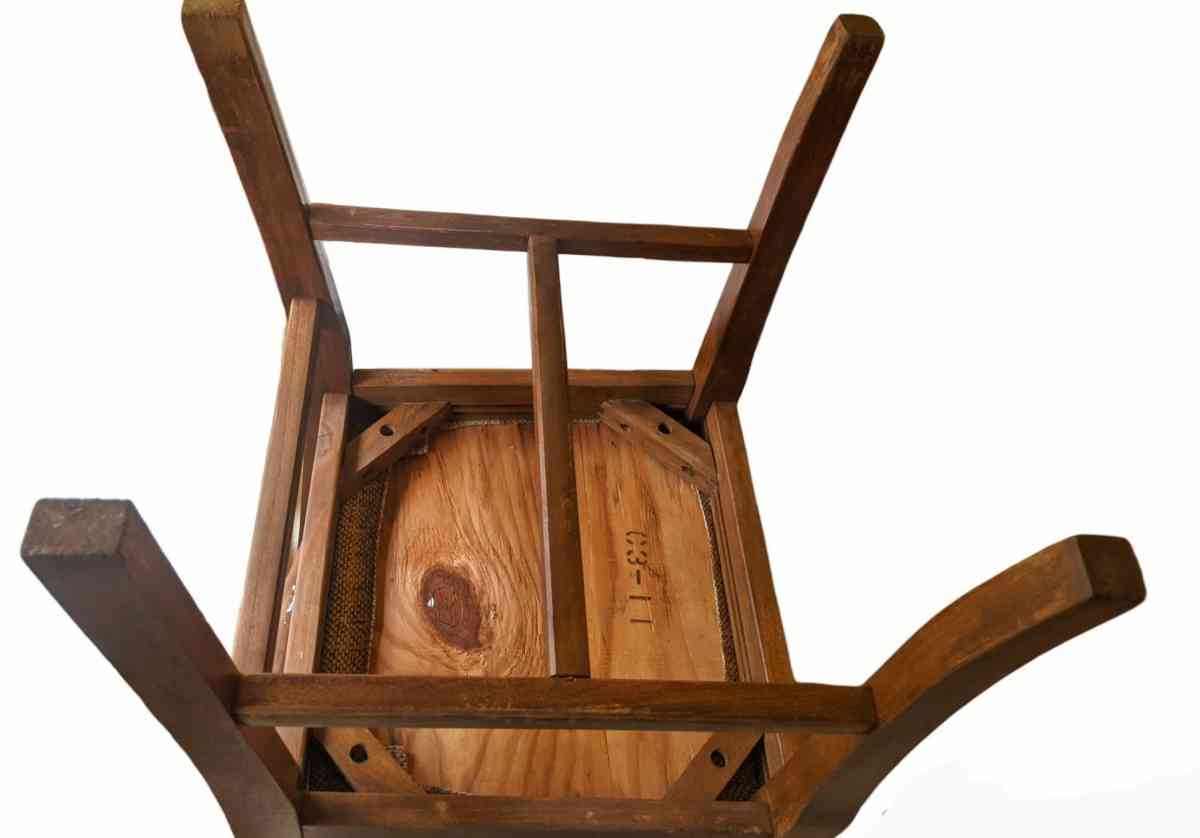 Vintage Ladderback Walnut Dining Chair - San Diego, California - FleaMarketBay