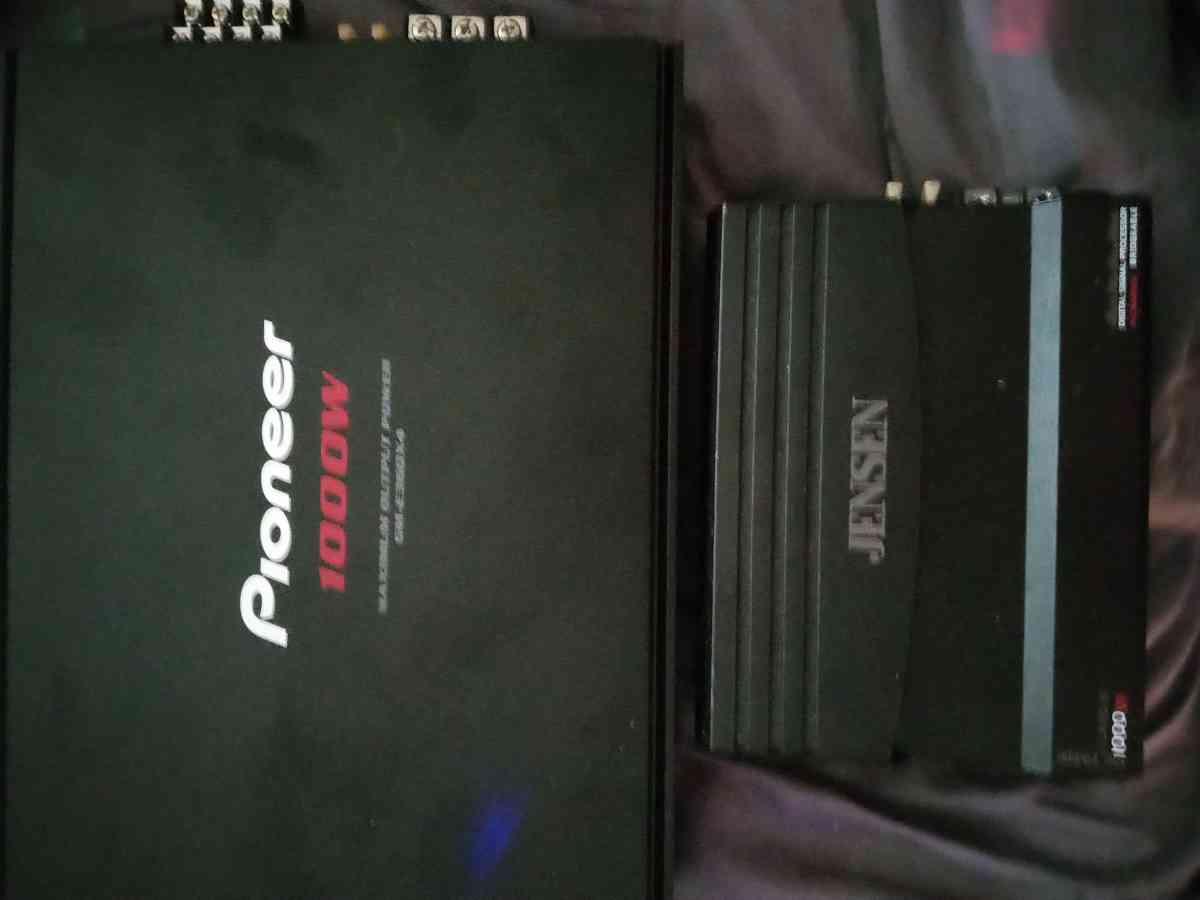 pioneer amp 1000 watt 4 channel new Jenson amp 1000 watt t - Plymouth, North Carolina