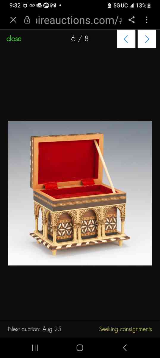 arabesque jewelry cask - Nashville, Tennessee - FleaMarketBay