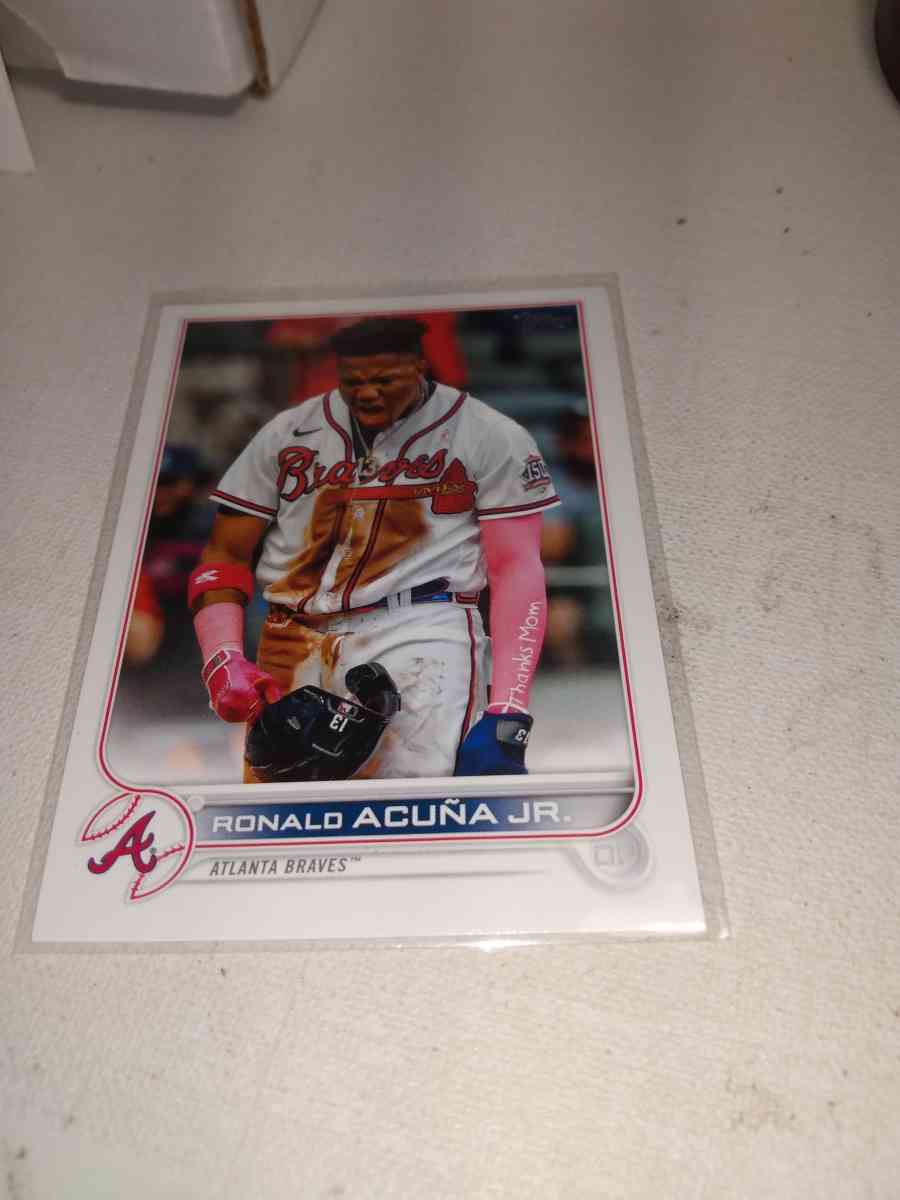 2022 Topps Ronald acuna Jr - Alicia, Arkansas