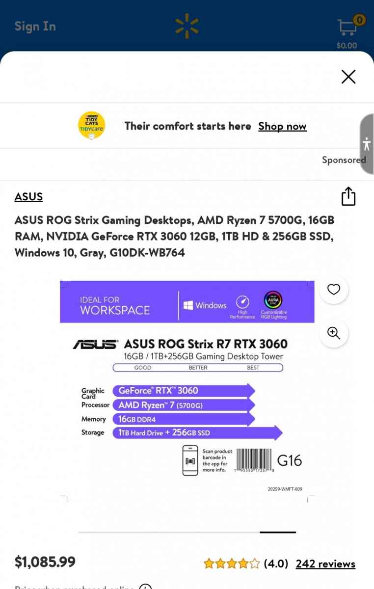 gaming pc and moniter - Butler, Pennsylvania - FleaMarketBay