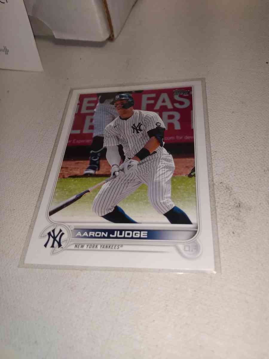 2022 Topps or number 99 Aaron judge - Alicia, Arkansas