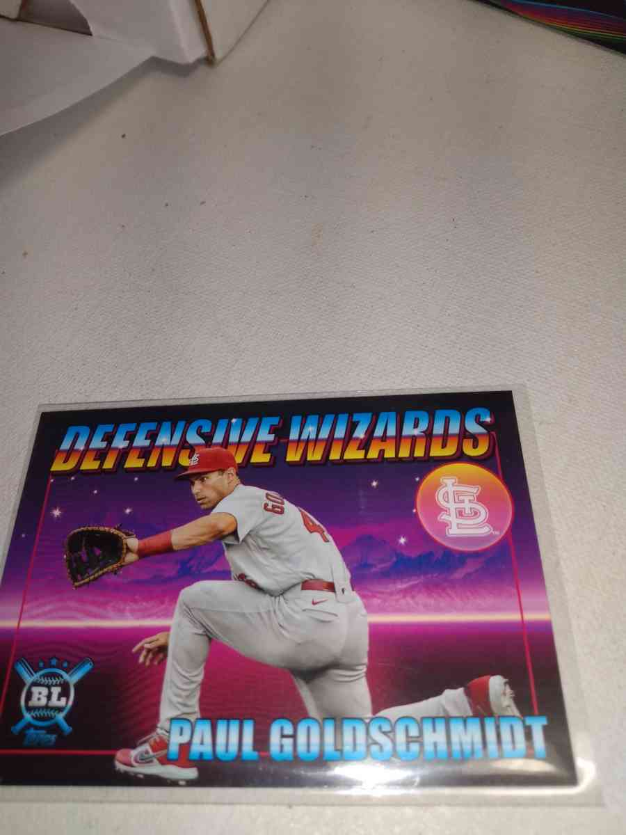2021 Topps Big League Paul Goldschmidt - Alicia, Arkansas