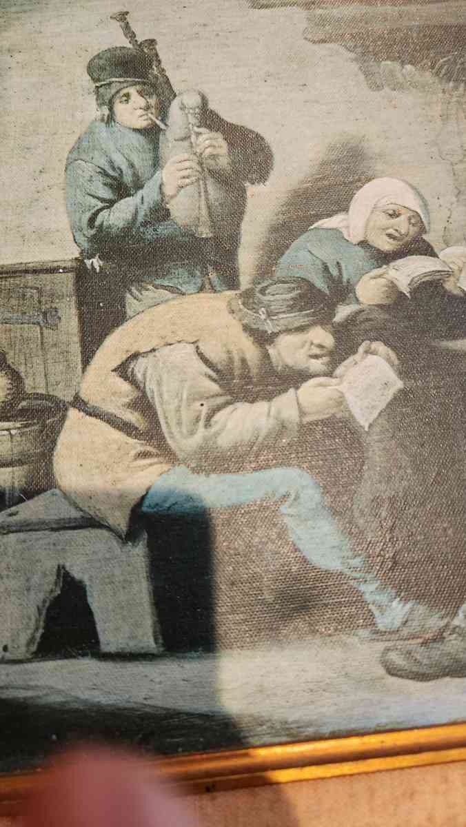 peasants singing by Peter de Toole - Hawley, Pennsylvania - FleaMarketBay