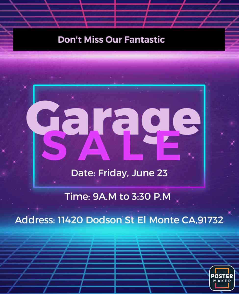 yard sale - El Monte, California
