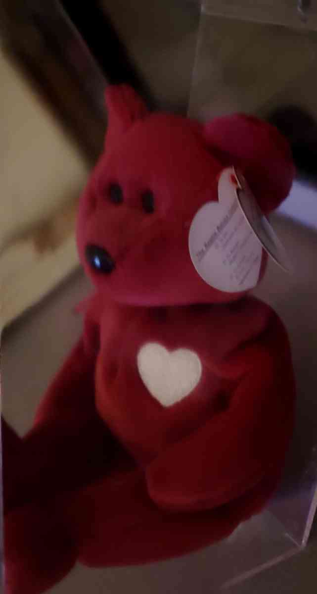 Vintage Collectible Original Ty Beanie Baby Valentina bear - Cross Hill, South Carolina - FleaMarketBay