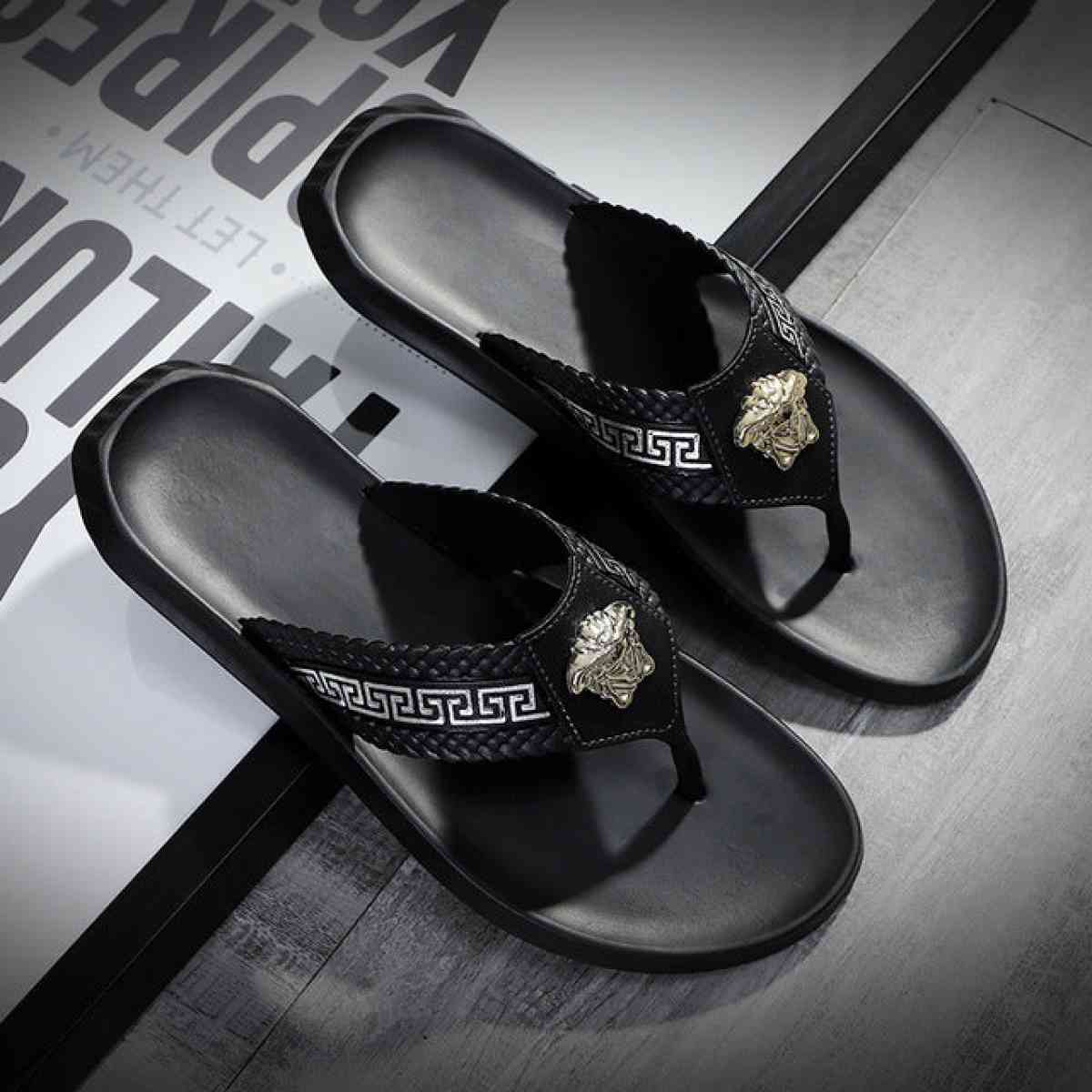 Slippers   Versace Stylish Slides Summer - Adelanto, California - FleaMarketBay