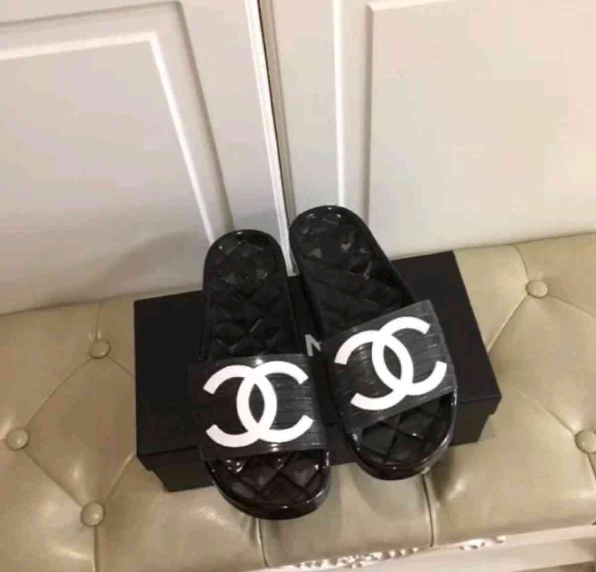 Chanel Luxury Brand Beach Slides - Anaheim, California - FleaMarketBay