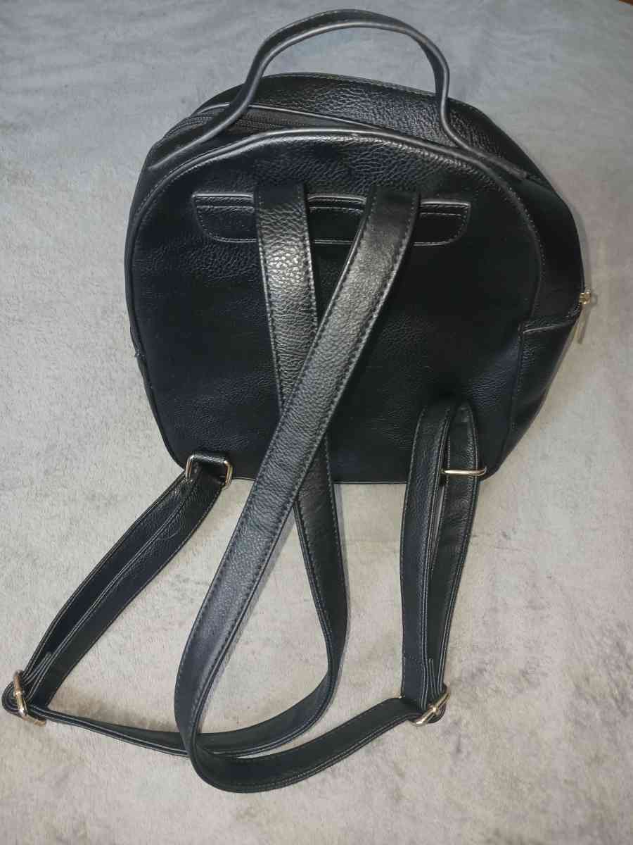 BlackBrown Bear Babe Design Leather Backpack - Arverne, New York - FleaMarketBay