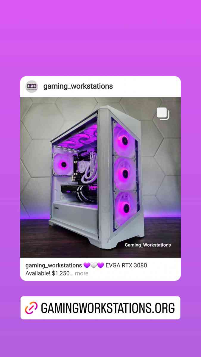 Gaming PC RTX 3080 10GB AMD Ryzen 5 5600X 32GB 3600MHz - Davis, California - FleaMarketBay