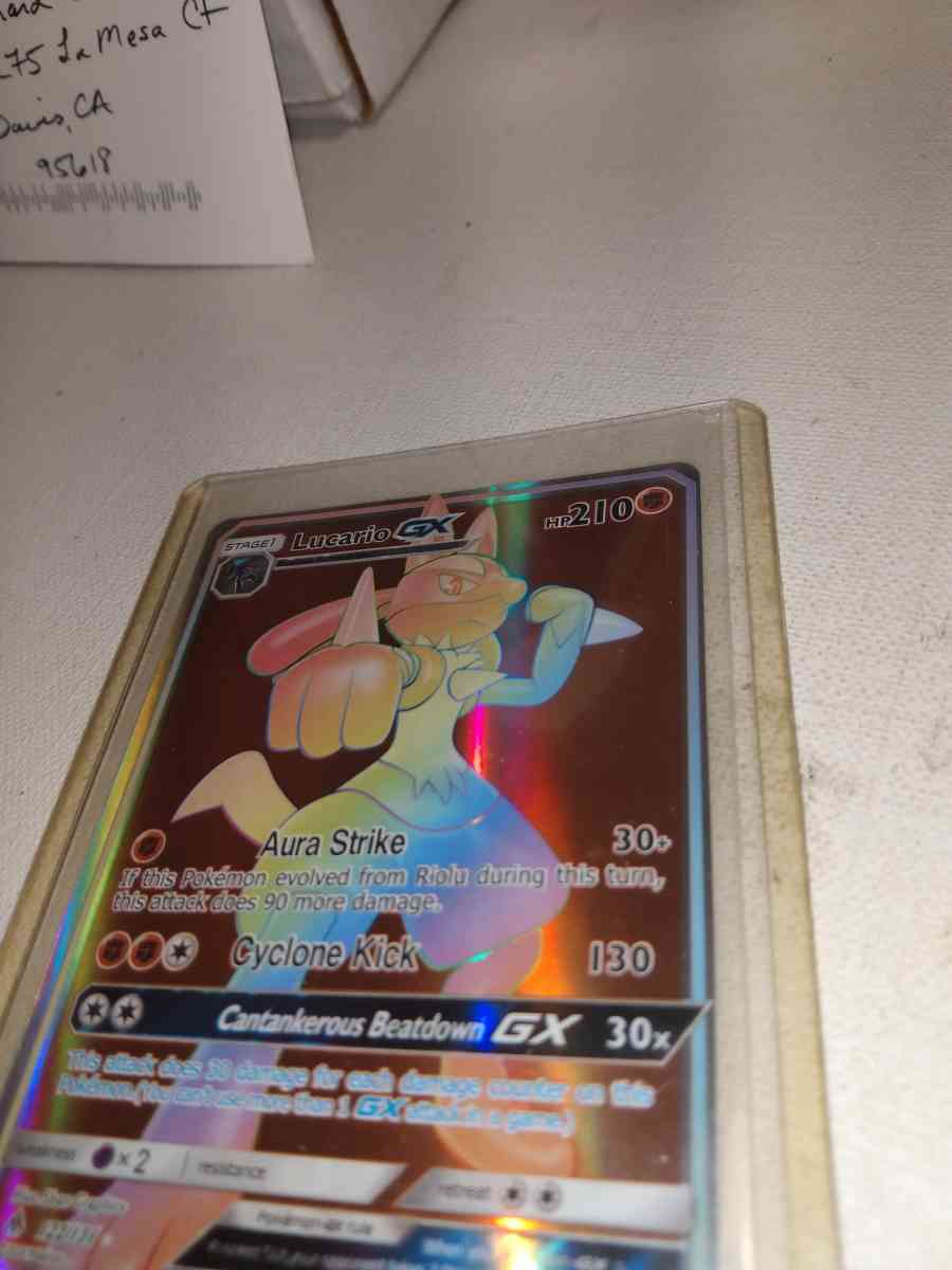 2018 Lucario HP210 orange hologram - Alicia, Arkansas - FleaMarketBay