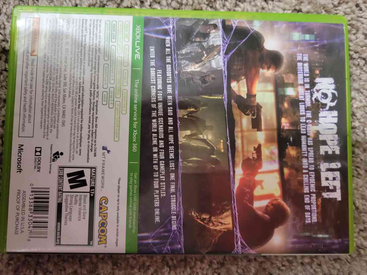 resident evil xbox 360 - Mequon, Wisconsin - FleaMarketBay