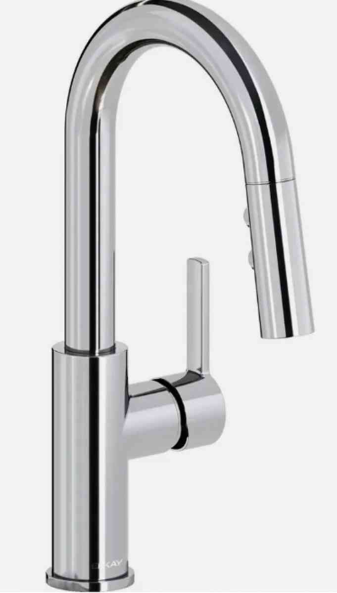 Elkay pull down kitchen faucet new open box - San Antonio, Texas