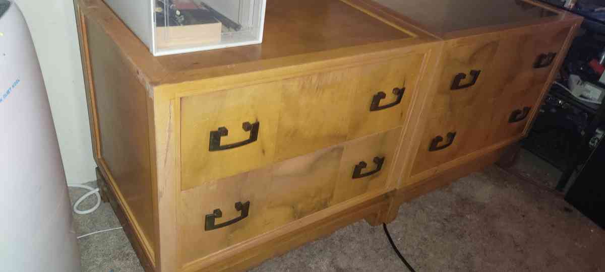 dresser antique 2 piece