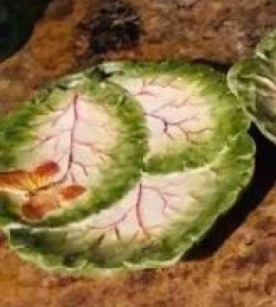Vietri Italy Spring Leaf Majolica Service Plate - Houston, Texas - FleaMarketBay