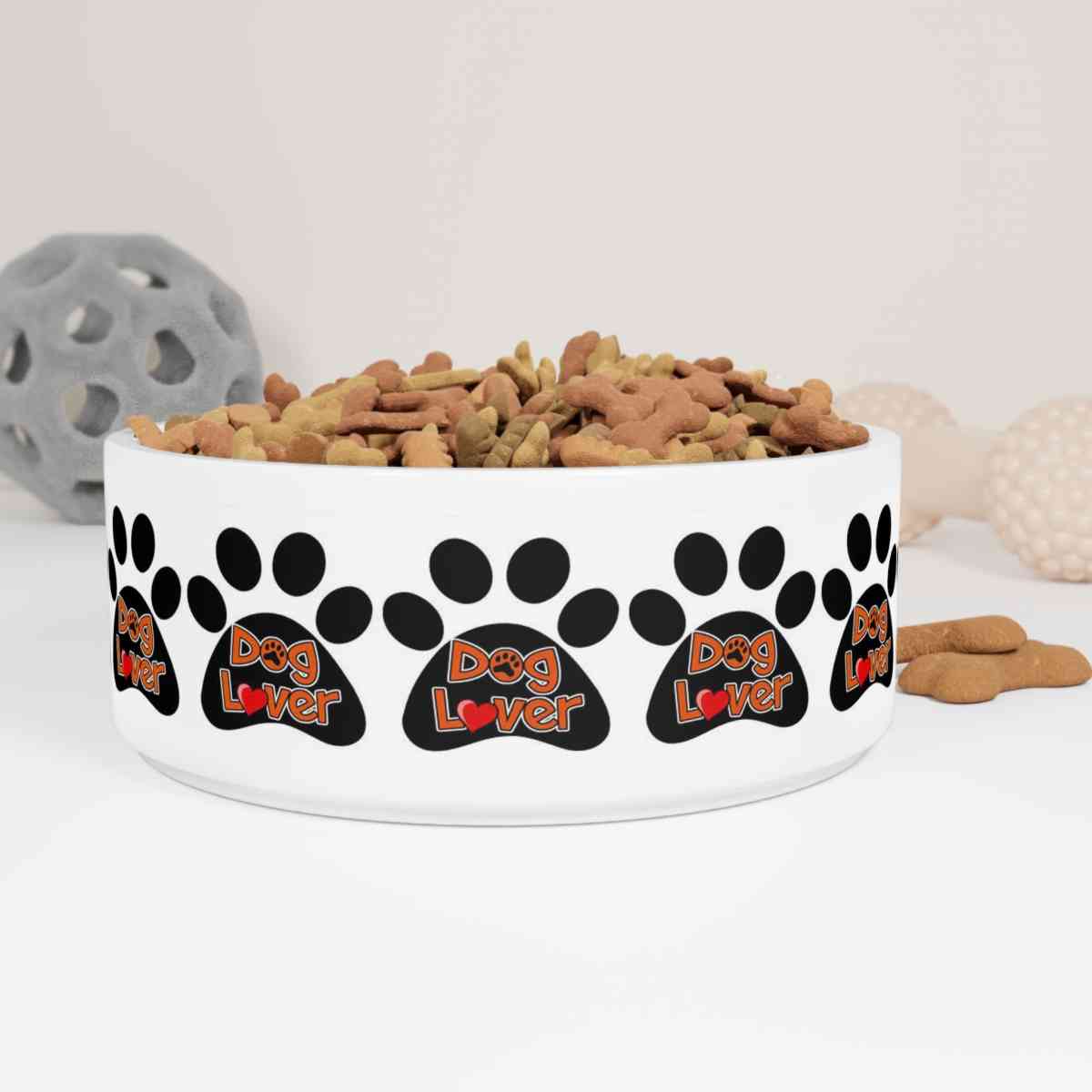 Customized dog bowl