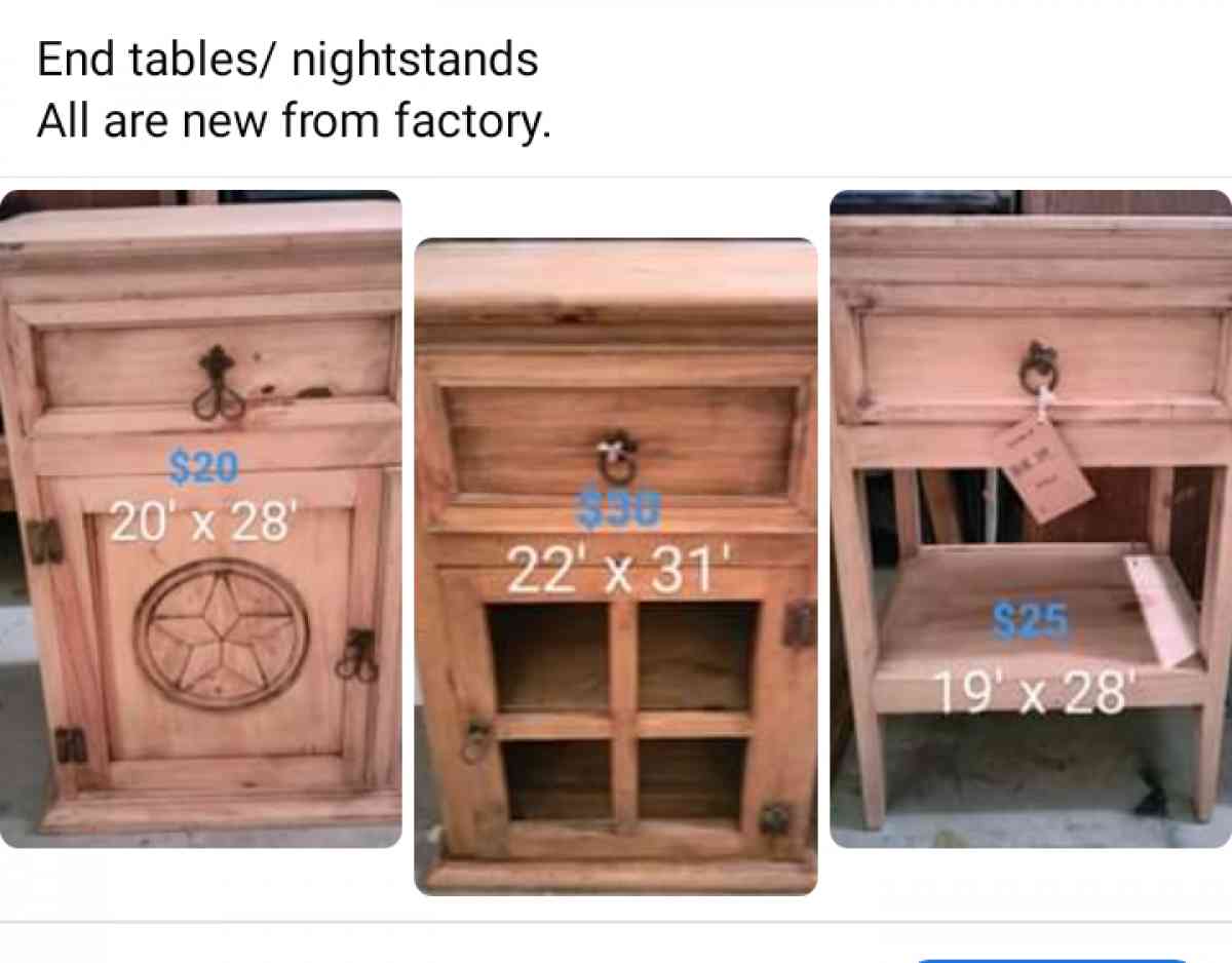 rustic wood furniture - Waxahachie, Texas - FleaMarketBay