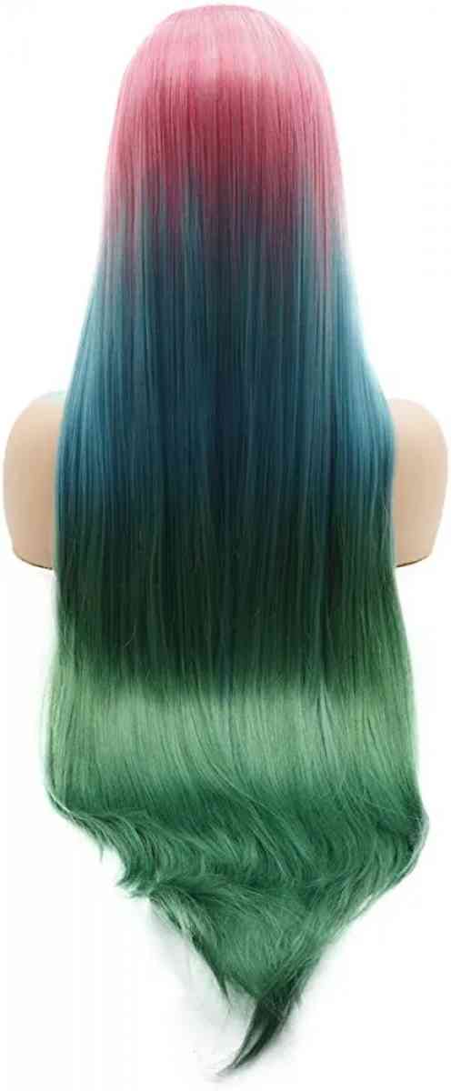 Rainbow Straight Lace Front Wig - Carson, California - FleaMarketBay