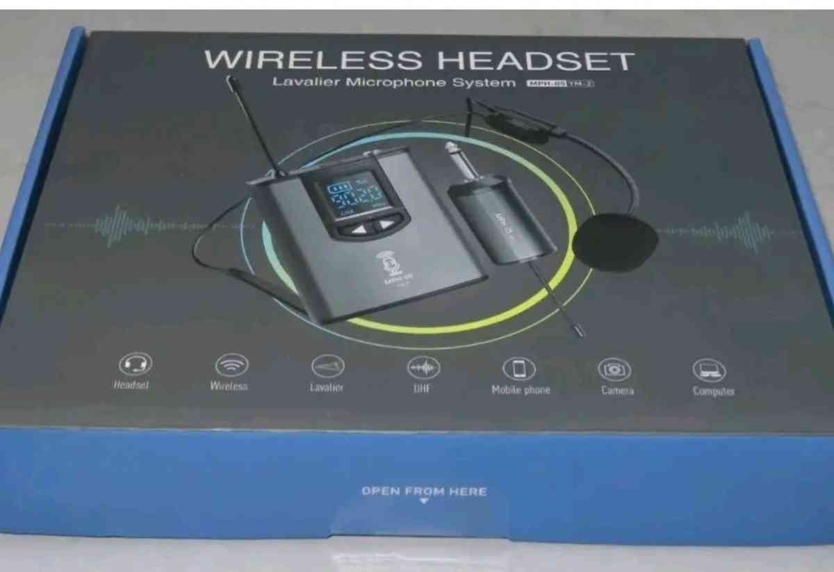 Wireless Headset MPH05 YM2 Lavalier Microphone System New Op - Corning, California