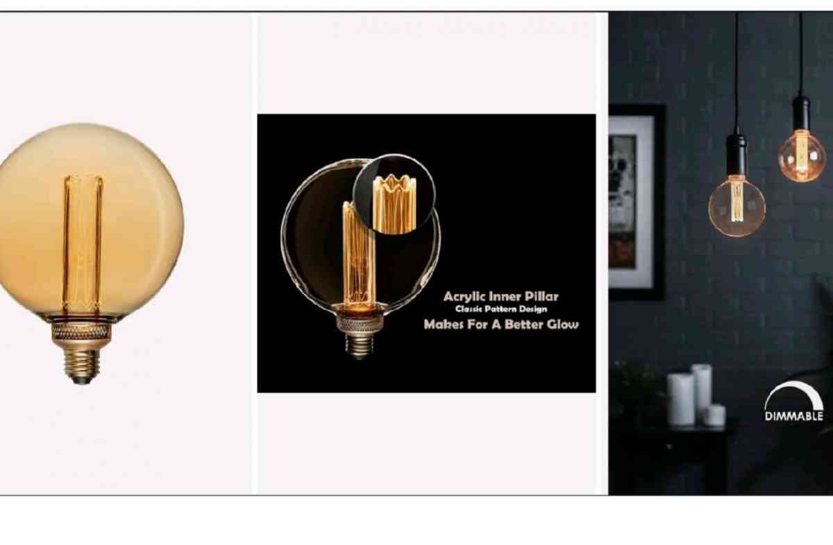 Next Glow Vintage Globe LED Light Bulbs G25 G80 35W Eq 20W E - Corning, California