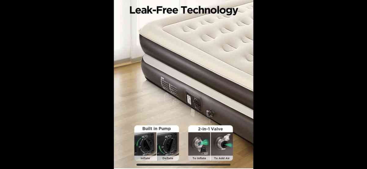 king air mattress with built in pump - Carrollton, Texas - FleaMarketBay
