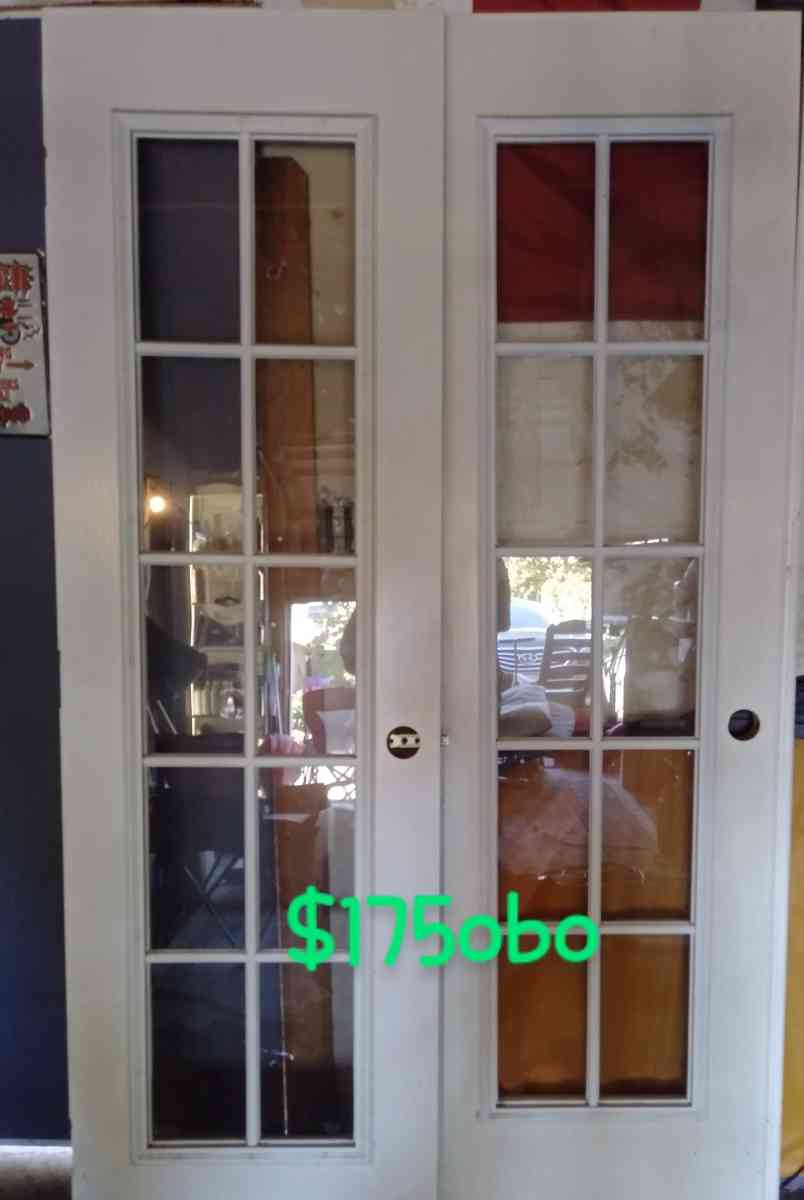 white French doors - Sacramento, California - FleaMarketBay
