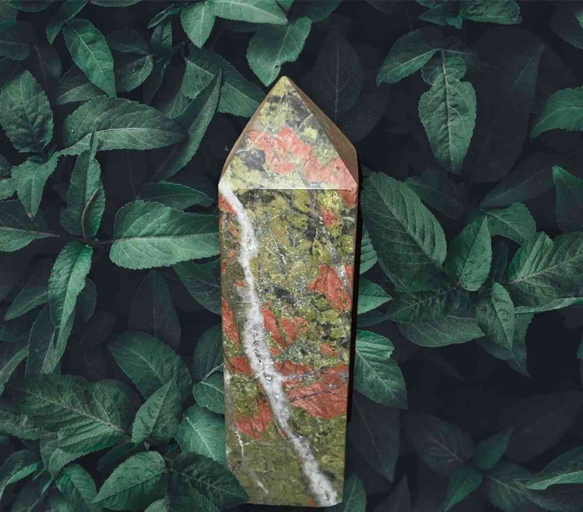 Big Chunky Unakite Crystal Tower