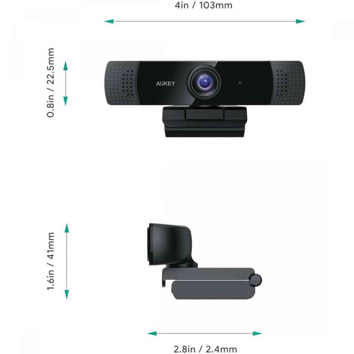 1080P Webcam w Dual Noise Reduction Stereo Microphones - Claremont, California - FleaMarketBay