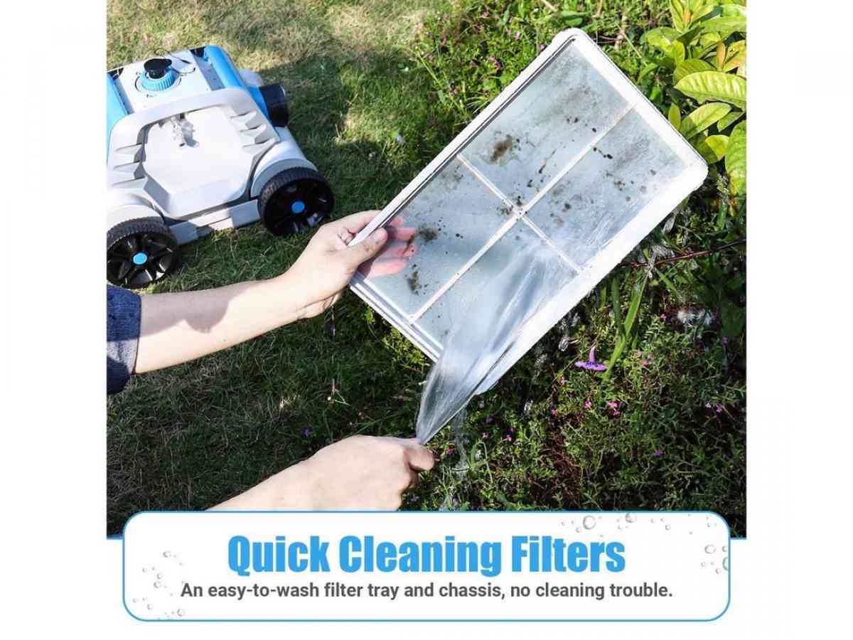 QOMOTOP CORDLESS Rechargeable ROBOTIC POOL CLEANER Up to 90 - Claremont, California - FleaMarketBay