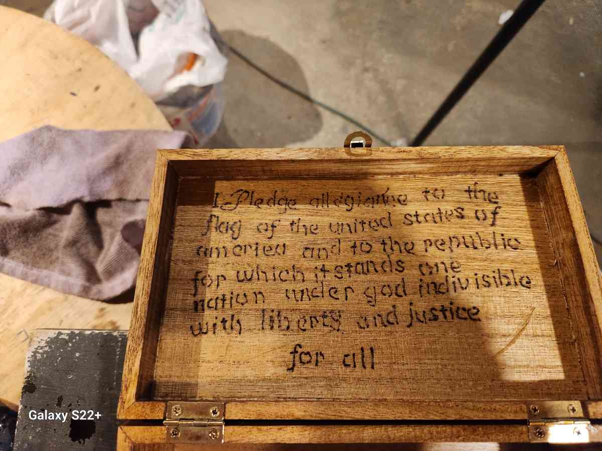 freedom jewelry box - Defiance, Iowa