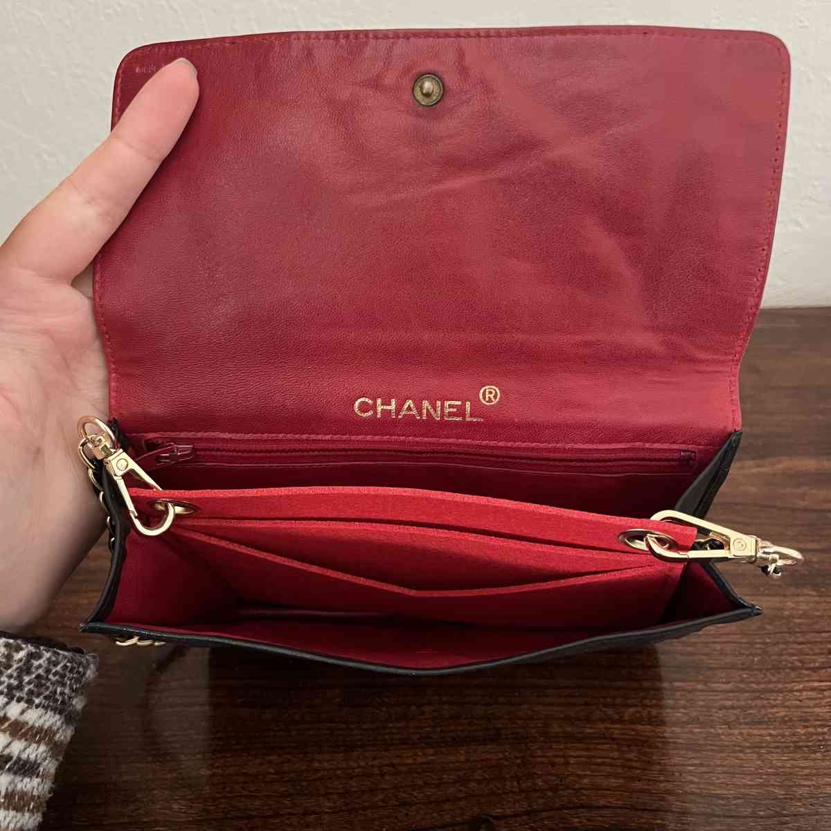 Chanel Authentic vintage clutch insert strap crossbody - San Francisco, California - FleaMarketBay