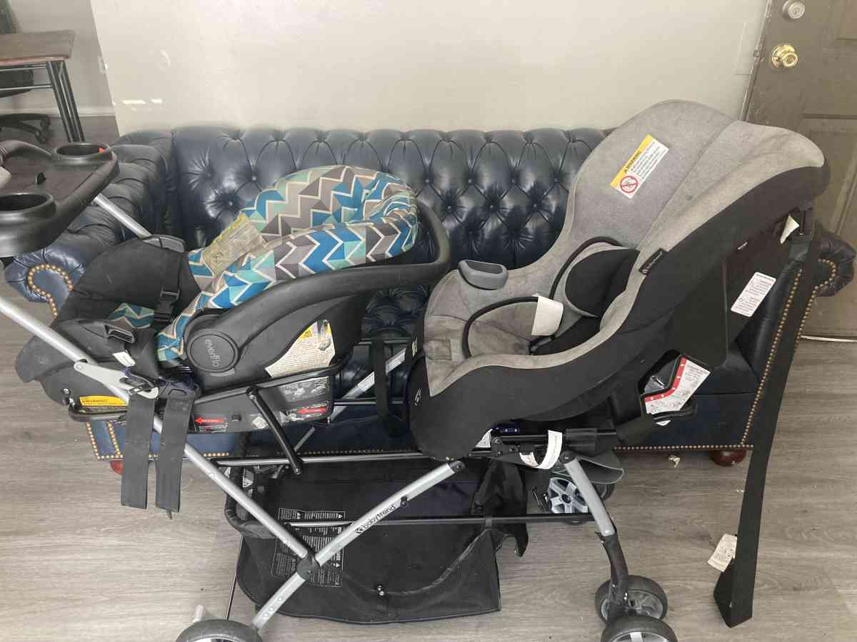 Jordans size 5  Snap N Go Stroller 120 for both - Winchester, Tennessee - FleaMarketBay