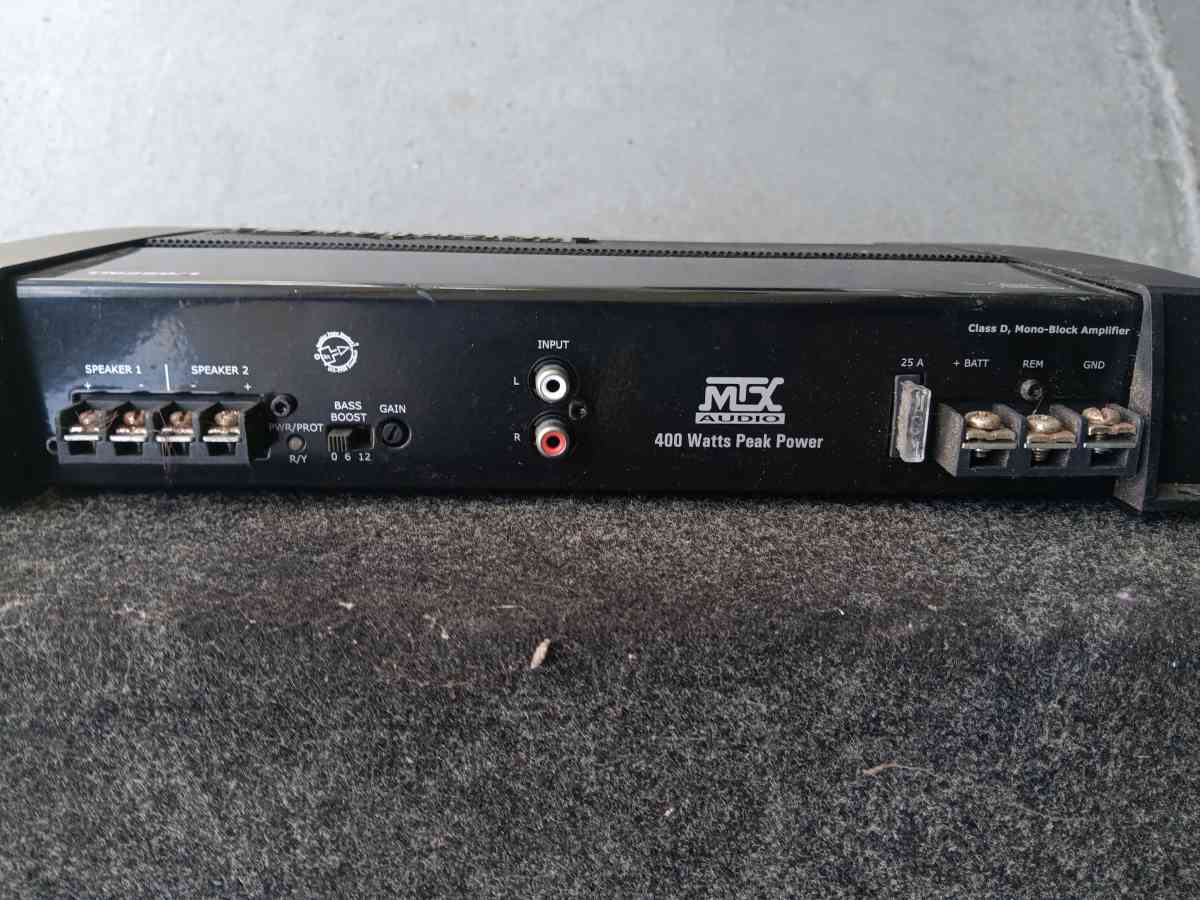 Terminator Amp and speakers - Deltona, Florida - FleaMarketBay